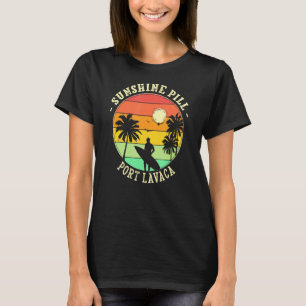 Camiseta Píldora solar Port Lavaca verano Texas Tropical Be