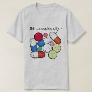 Camiseta Píldoras durmientes-medicina