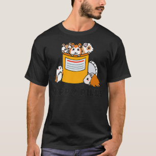Camiseta Píldoras felices Guinea Cerdo Gracioso Cute Guinea