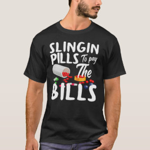 Camiseta Píldoras para pagar la farmacia farmacéutica