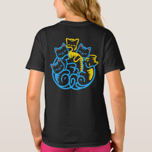 Camiseta Pile De Gatos Gatos Gatos Graciosos