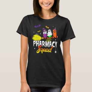 Camiseta Pills Pharmacist Crew Pharmacy Squad Happy Hallowe