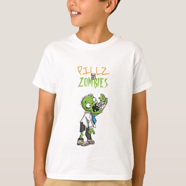 Camiseta Pillz vs Zombies (Anverso)