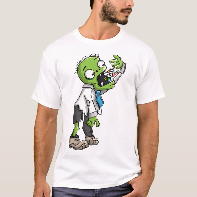 Camiseta Pillz vs Zombies (Anverso)