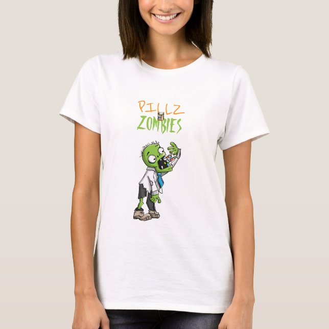 Camiseta Pillz vs Zombies (Anverso)