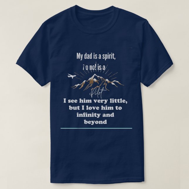 Camiseta Pilot fathers day gifts for dad  (Diseño del anverso)