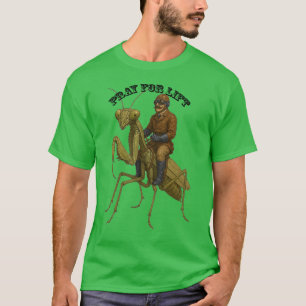Camiseta Piloto Antiguo Montando una Mantis Religiosa Gigan