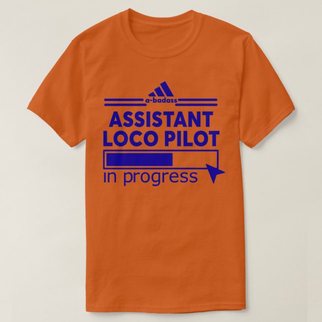 CAMISETA PILOTO ASISTENTE DE LOCO (Diseño del anverso)