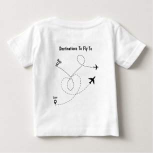Camiseta piloto de aviación blanca