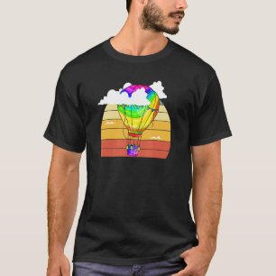 Camiseta Piloto de Aviador de Aventurador de Globo de Aire 