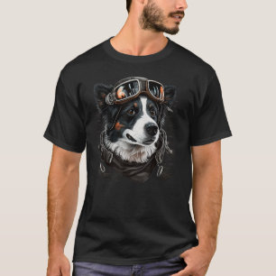 Camiseta Piloto de avión de línea de frontera aérea en líne