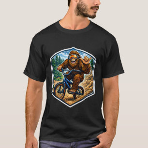 Camiseta Piloto de bicicleta BMX Sasquatch Big-Foot Shaka F