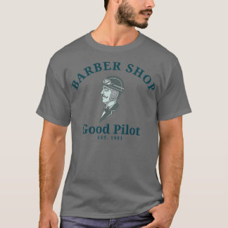 Camiseta Piloto de buenas tiendas de barbería
