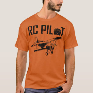 Camiseta Piloto De Control Remoto Del Plano De Vuelo De Rc