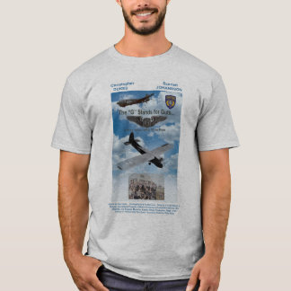 Camiseta piloto de destello de la Segunda Guerra M