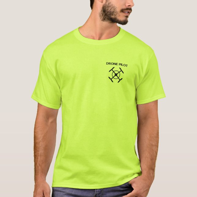 Camiseta piloto de drones (Anverso)