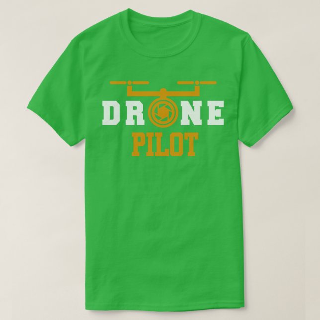 Camiseta Piloto de drones (Diseño del anverso)