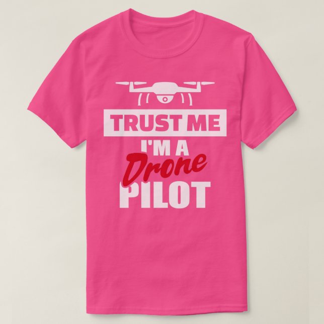 Camiseta Piloto de drones 3 (Diseño del anverso)