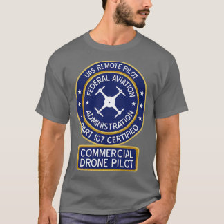 Camiseta piloto de drones comerciales de la FAA