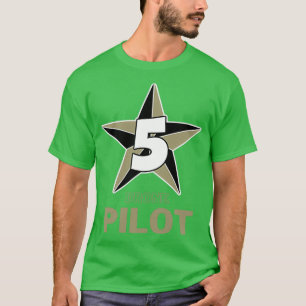 Camiseta Piloto de drones de 5 estrellas Gracioso regalo pa