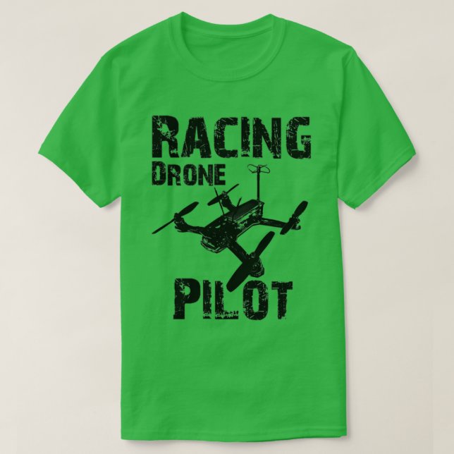 Camiseta Piloto de drones de Carreras  (Diseño del anverso)