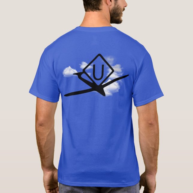 Camiseta Piloto de drones de símbolos de actividad UltraLig (Reverso)