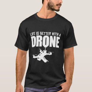 Camiseta Piloto De Drones Fpv Quadcopter Multirotor Rc Quad