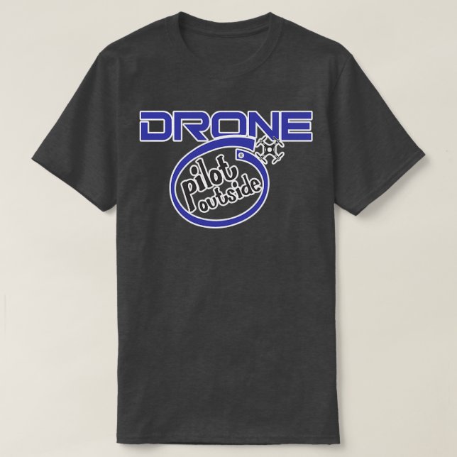 Camiseta Piloto de drones fuera (Diseño del anverso)
