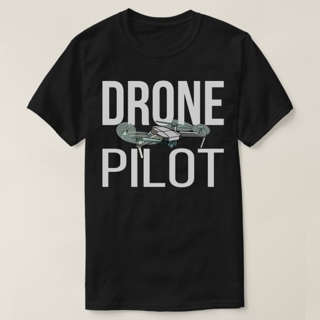 Camiseta Piloto de drones II (Diseño del anverso)