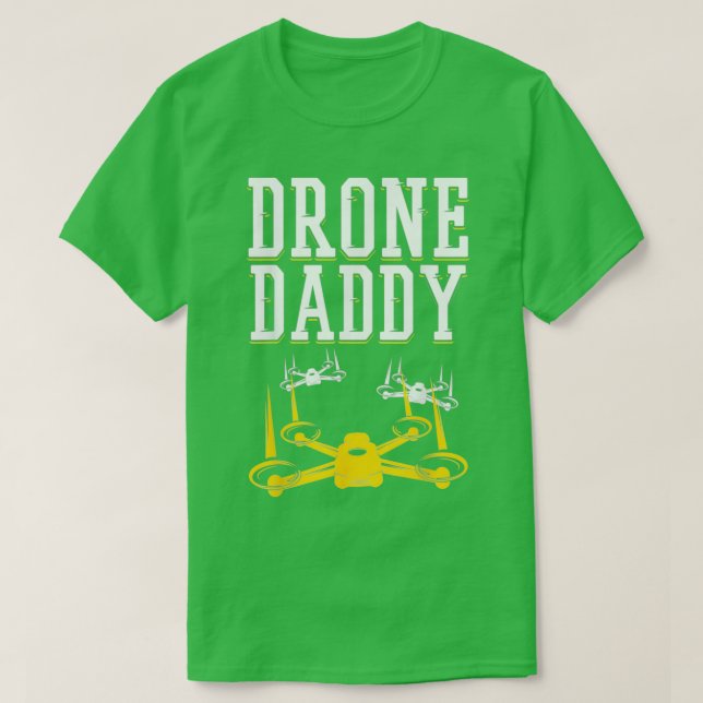 Camiseta Piloto De Drones Para Hombres Papi Como Un Regalo  (Diseño del anverso)