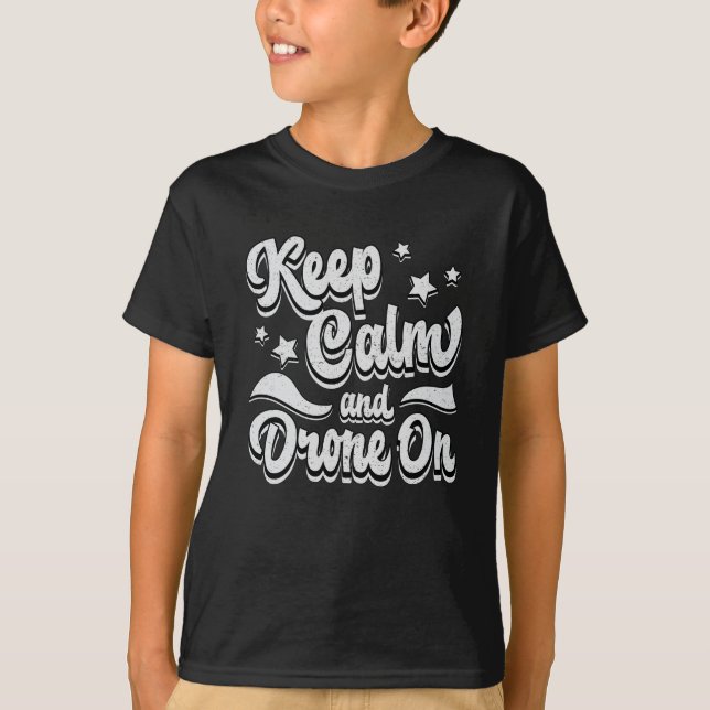Camiseta Piloto de drones Quadcopter Drones mantener la cal (Anverso)