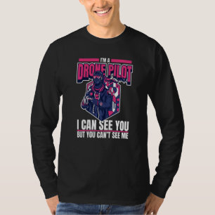 Camiseta Piloto de drones Quadcopter Uav