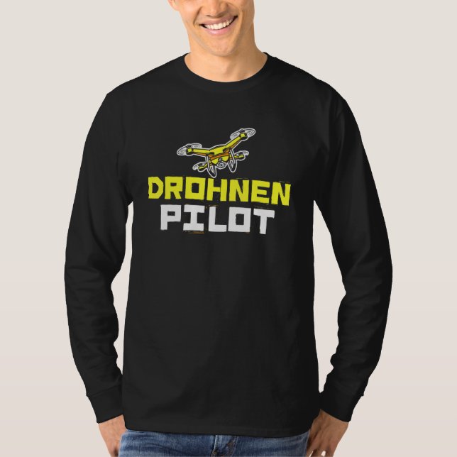 Camiseta Piloto De Drones Rc Quadcopter Pilot (Anverso)