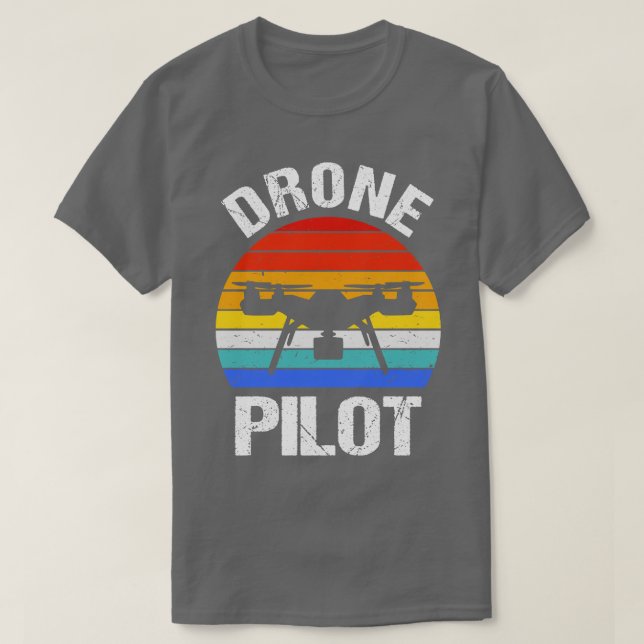 Camiseta Piloto de drones VI (Diseño del anverso)