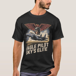 Camiseta Piloto de F-15 Eagle Elites de la Aviación Militar