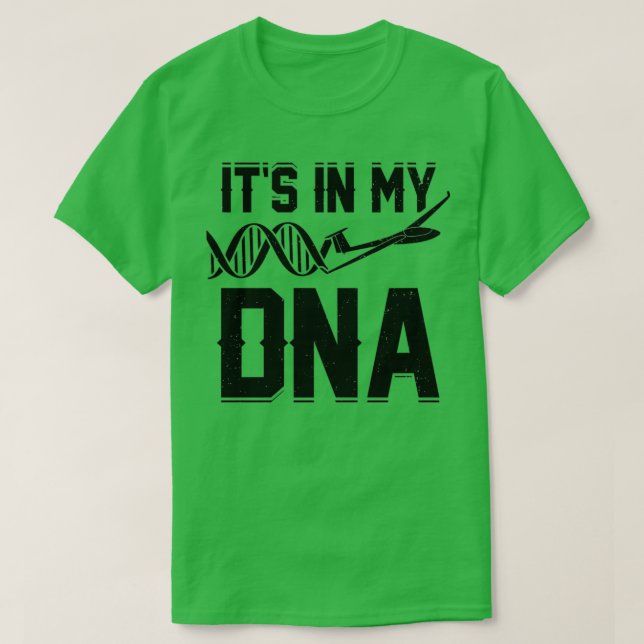 Camiseta Piloto de glándula de ADN brillante piloto de term (Diseño del anverso)