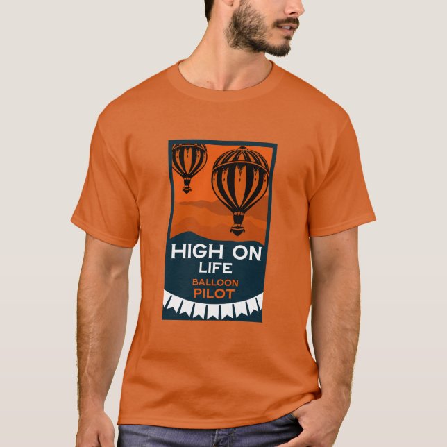Camiseta Piloto de Globo Aerostático (Anverso)