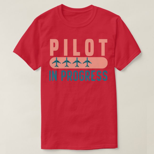 Camiseta Piloto De Graduación De Estudiantes Piloto En Curs (Diseño del anverso)