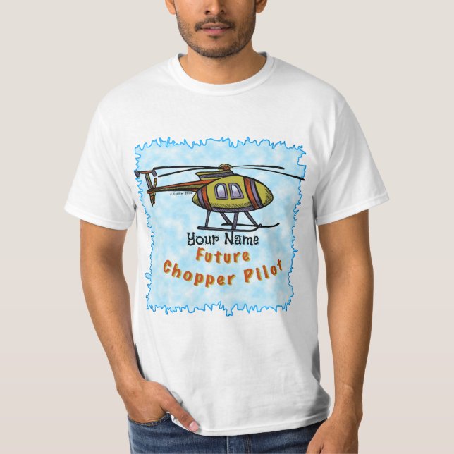 Camiseta Piloto de helicóptero futuro (Anverso)