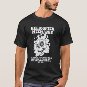 Camiseta Piloto de Helicóptero Impresionante Amantes del Ch