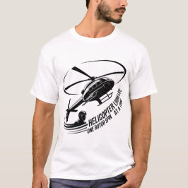 Camiseta Piloto de Helicóptero – Viviendo la Vida en un Gir