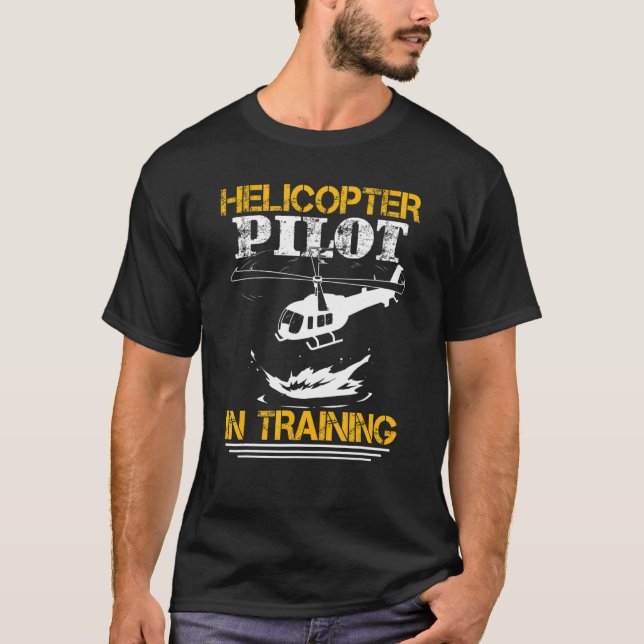 Camiseta Piloto De Helicópteros En Formación (Anverso)