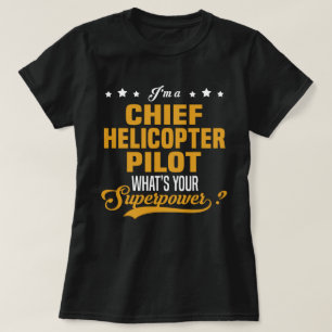 Camiseta Piloto de helicópteros jefe