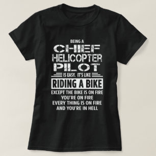 Camiseta Piloto de helicópteros jefe