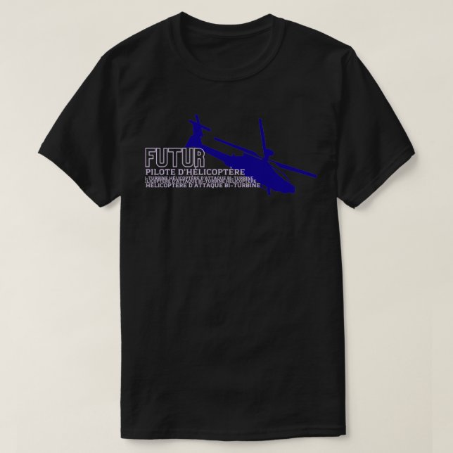 Camiseta Piloto de helicópteros para el futuro 1 (Diseño del anverso)