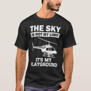 Camiseta Piloto De Helicópteros Para Hombres Chopper