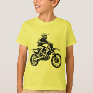 Camiseta Piloto de Moto de Tierra 