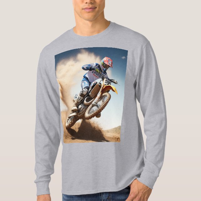 Camiseta Piloto de Motocross (Anverso)
