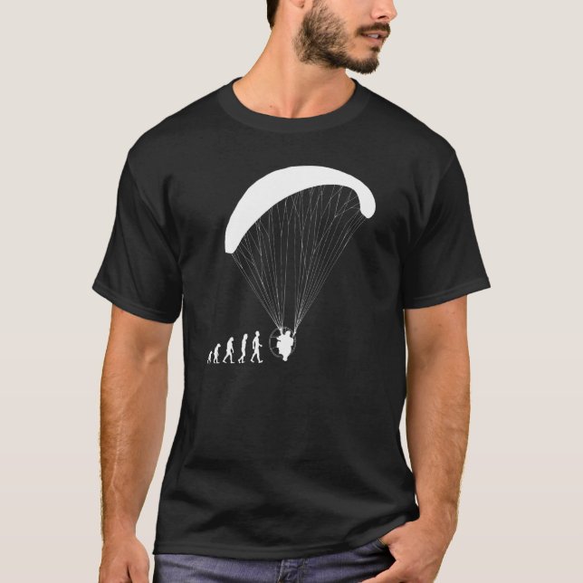 Camiseta Piloto de paramotor de evolución (Anverso)