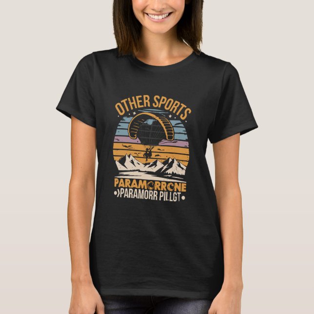 Camiseta Piloto de paramotor paramotoring (Anverso)